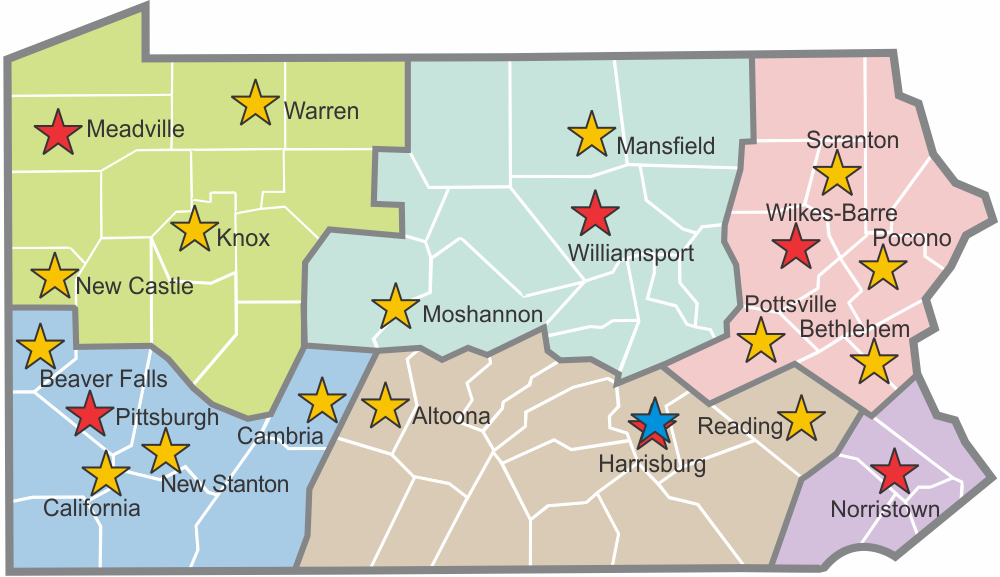 New Stanton Pa Map Office Locations